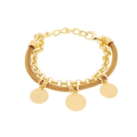 Bransoletka z trzema monetami (B15/MON/65AU) - 33720_4393