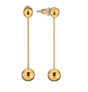 Dangle earrings with balls (P6955AU)
