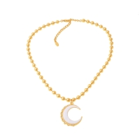 Necklace with a white moon (C22 / LAT / 11 / 1AU) - c22_lat_11_1.jpg