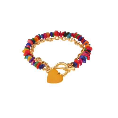 Bracelet with colorful stones (B22 / ADA / 07AU) - b22_ada_07.jpg