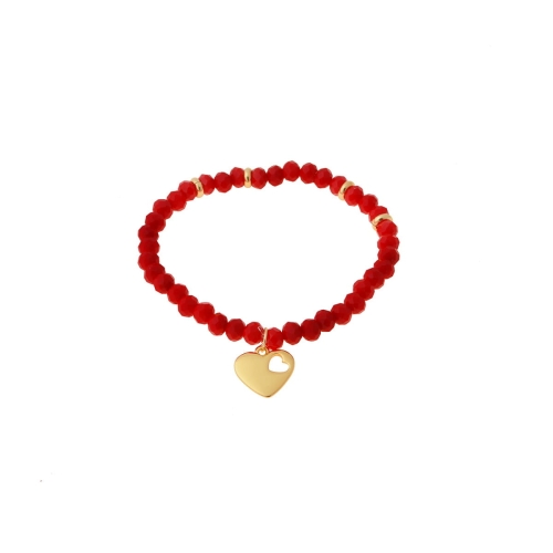 Bracelet with stones and a heart (B22 / TEN / 32AU) - 23x (1).jpg