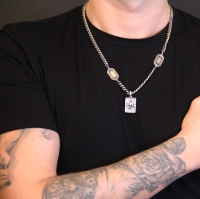 Naszyjnik nieśmiertelniki róża (C22/MEN/37AG CZ) - 59.jpg