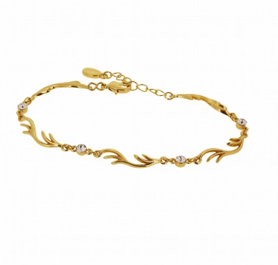Bransoletka gałązki z kryształami (B9719AU)