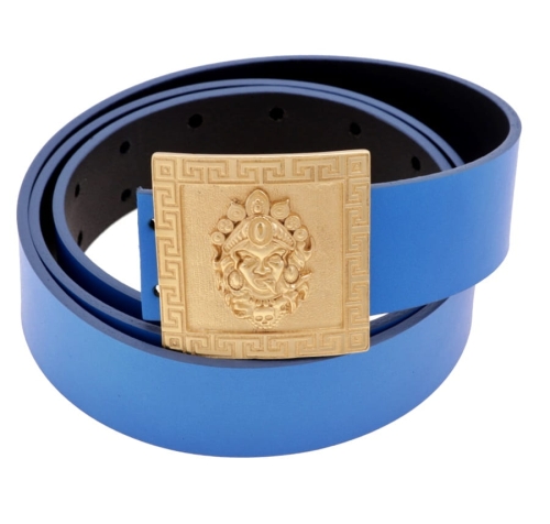 Belt 115cm cobalt leather (LV / 15 / TGU / 78AU-243) - 32393_2904