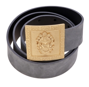 90cm gray suede belt (LV / 15 / TGU / 78AU-215Z)