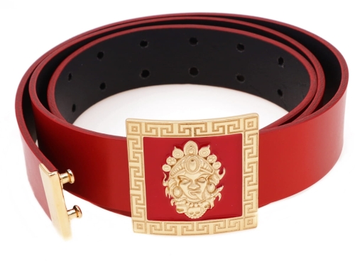 Pasek 105cm czerwień skórzany (LV/15/TGU/78/1AU/2) - 32418_2931