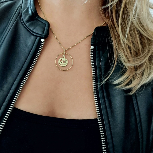 Naszyjnik dynia w kole (C21/HAL/01AU) - 34071_4328