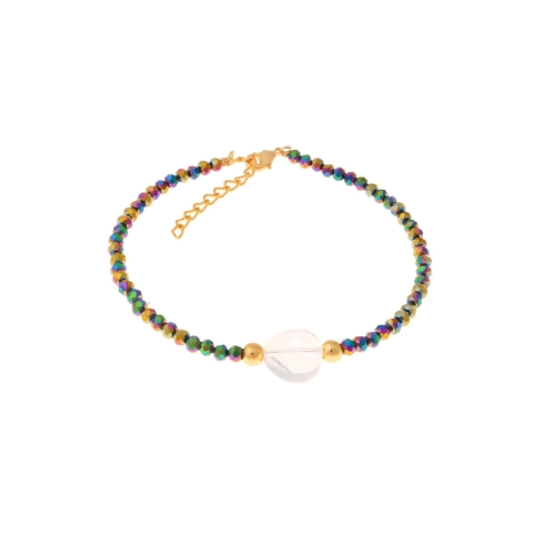 Leg bracelet with crystal (B22 / NOG / 01AU) - b22_nog_01.jpg