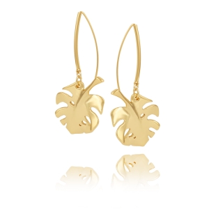 Leaf earrings from the Eden collection (P23/LAT/53AU)
