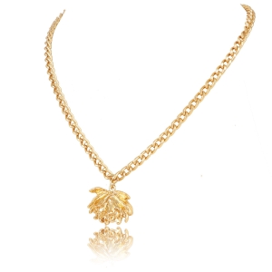 Peony flower necklace (C23/LAT/84AU)