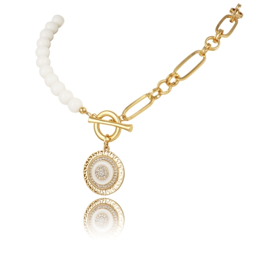 Naszyjnik z agatami (C23/KOR/167Au) - 37489_6451