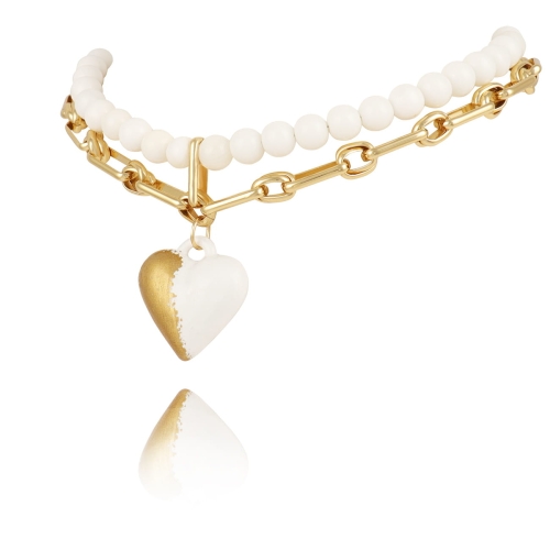 Choker z agatami i sercem (C23/KOR/166AU) - 37367_6257