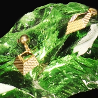 Diamond shaped earrings (P23/WIO/39AU) - 36730_5658