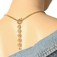 Łańcuszek tył/przód z kwiatkami (C22/LAT/09AU) - 35331_4963