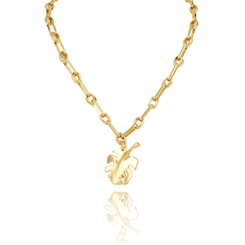 Leaf necklace (C23/LAT/53AU) - 37272_6248