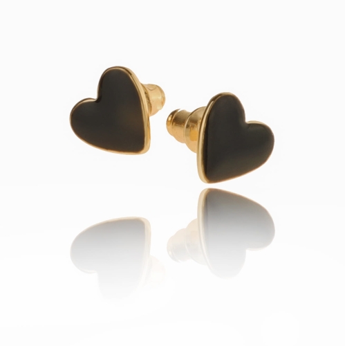 Kolczyki czarne serduszka (P23/MAR/03/1AU) - 37536_6530