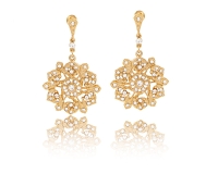 Small rosette earrings (P23/LAT/81/1Au) - p23_lat_81_1AU.jpg