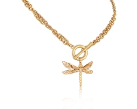 Dragonfly necklace with crystals (C15 / WAŻ / 10AU) - IMG_0004 — a.jpg