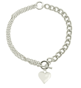 Necklace with a heart (C15 / TGU / 52AG)