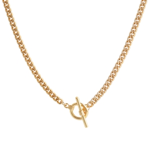 Armored toggle necklace 50 cm (C22/MEN/34AU)