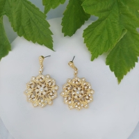 Small rosette earrings (P23/LAT/81/1Au) - 37519_6343