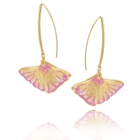 Leaves earrings with enamel from the Eden collection (P23/LAT/65/1AU) - 37326_6276
