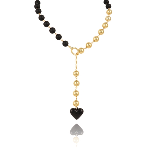 Naszyjnik - krawatka z sercem (C23/KOR/164AU) - 37357_6255