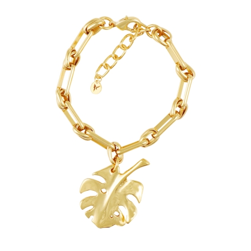 Bracelet with leaf (B23/LAT/53AU) - 37273_6260