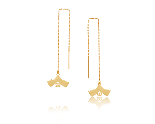 Bat hanging earrings (P21/HAL/13AU) - 34079_6816