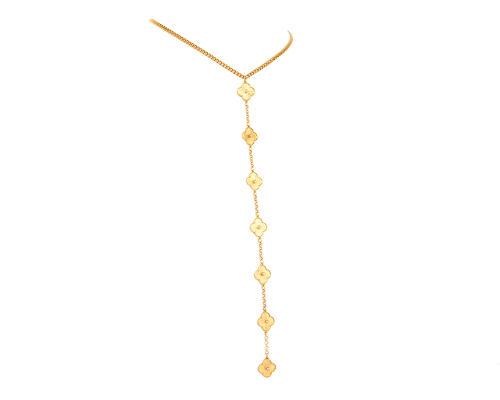 Naszyjnik złote kwiatki z kolekcji Be like a Barbie (C23/LAT/147Au) - 37924_6808