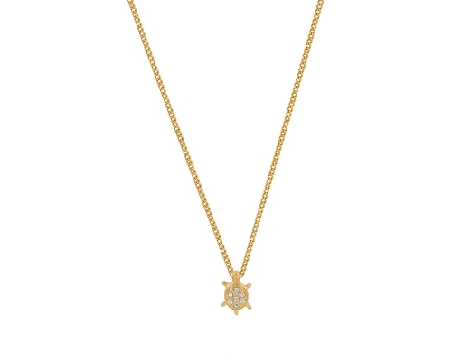 Necklace with a turtle from the Basic collection by Oliwciaks (C9518AU) - 8600_6840