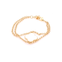 Bracelet with Clover (B22/WIO/20AU) - 34855_4889