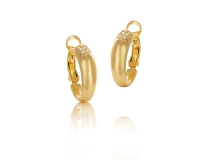 Kolczyki półkola z kryształami z kolekcji Classic (P3906AU) - 5262_6873