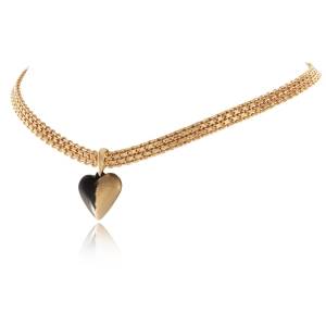Bismark necklace with a heart (C22/ZIM/17Au)