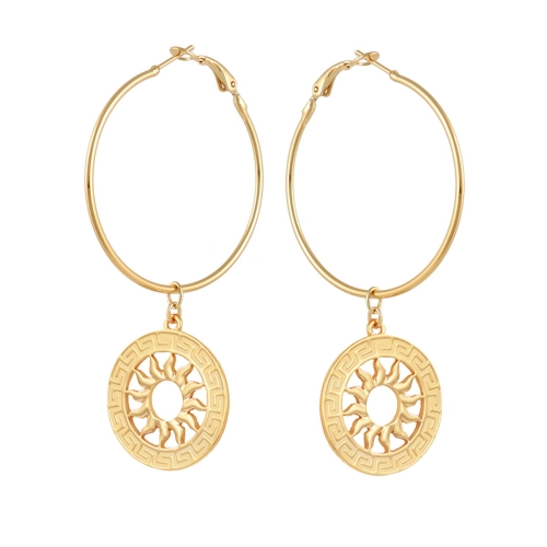 Greek sun earrings (P23/LAT/58/1AU) - 37435_6640