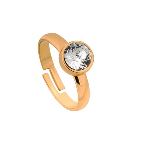 Ring with Swarovski crystal (R10107AU) - 24369_1075