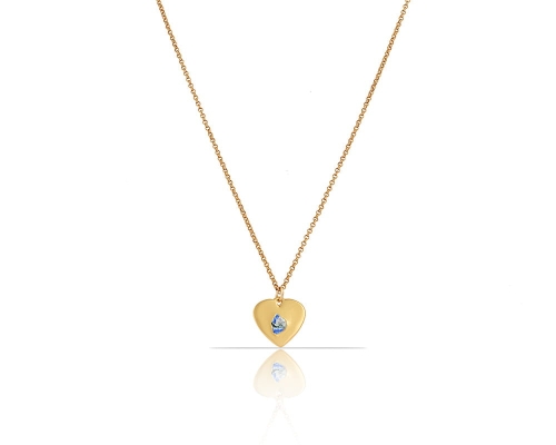 Heart talisman with lapis lazuli (C23/TAL/04/4AU) - 38473_7149