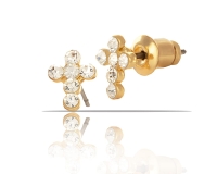 Crystal cross earrings from the Classic collection (P9497AU) - 3600_7133
