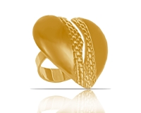 Broken heart ring (R23/ZIM/32AU) - 38429_7248