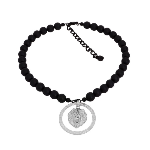 Naszyjnik onyks i lew (C21/KOR/07AG) - 33576_3939