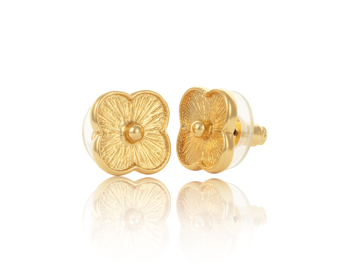 Earrings flower from collection Be like a Barbie (P23/LAT/145AU) - 37851_6758