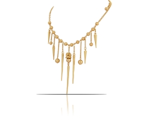 Necklace with balls and tassels (C23/ZIM/53AU)