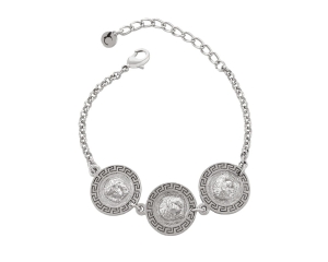 Bracelet with three coins from the Olimpia collection (B23/ZWE/64AG)