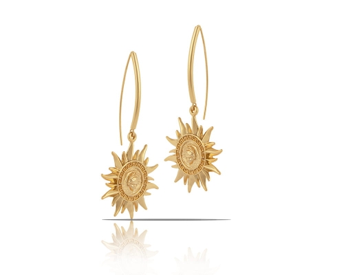 Earrings with Greek sun (P23/ZWE/88AU) - p23_jes_88 (1).jpg