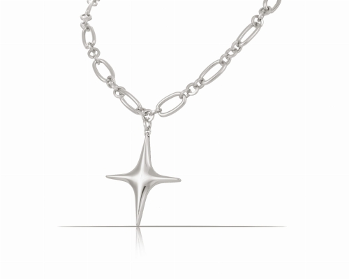 Necklace with a star (C23/ZIM/80AG) - c23_zim_80 (1).jpg