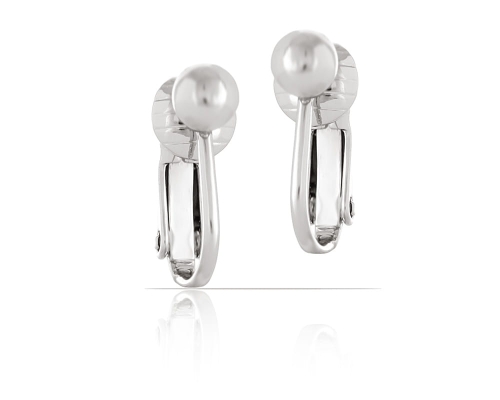 Klipsy posrebrzane z kolekcji Classic (E13561AG) - E13561AG.jpg