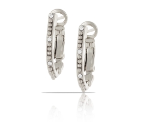 Earrings with Preciosa crystals from Classic collection (P14390AG)