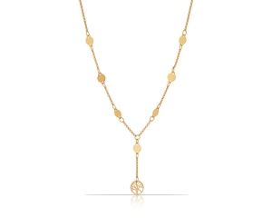 Necklace, tie with tree and plaques (C21/TEN/17AU)