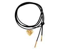 Czarny choker ze złotym pękatym serduszkiem, wiązany z przodu (C24/WIO/05AU) - c24_wio_05.jpg