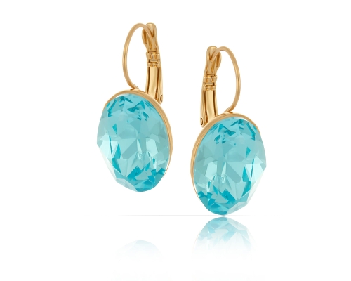 Kolczyki z dużym, owalnym, turkusowym kryształem  (P22/ZIM/16/2AU) - IMG_0023 (1).jpg